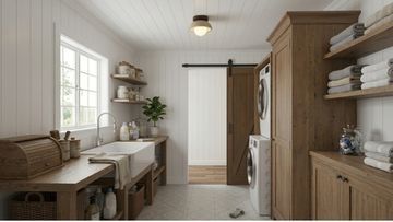 Cement Tile Flooring in Scandinavian Design: Balancing Pattern with Light