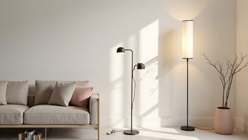 Statement Floor Lamps That Won't Overwhelm Minimalist Rooms