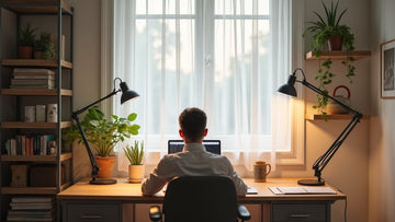 Task Lighting for Home Offices Without Overhead Lights