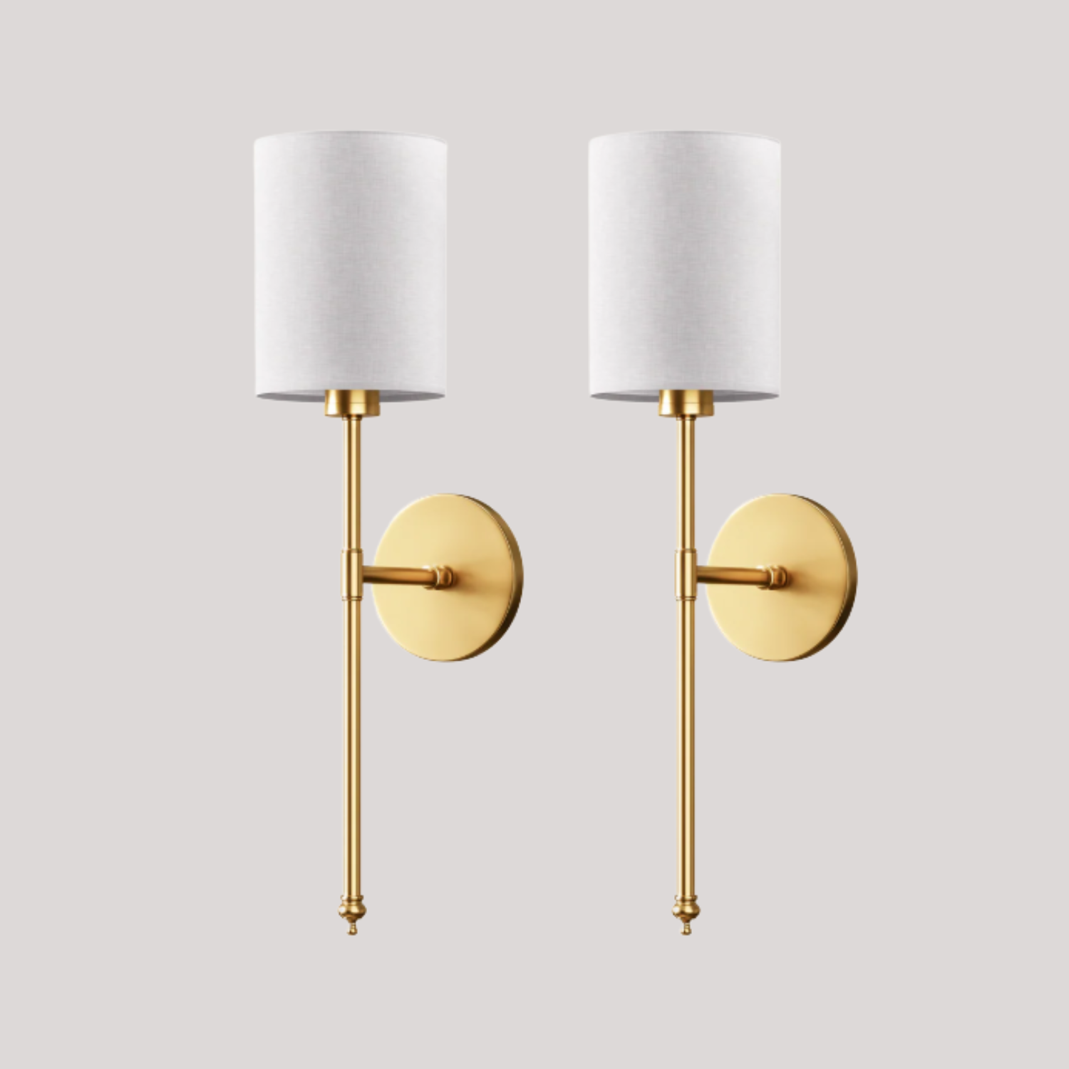 Eldar Wireless Cylindrical Wall Lights (Set of 2)