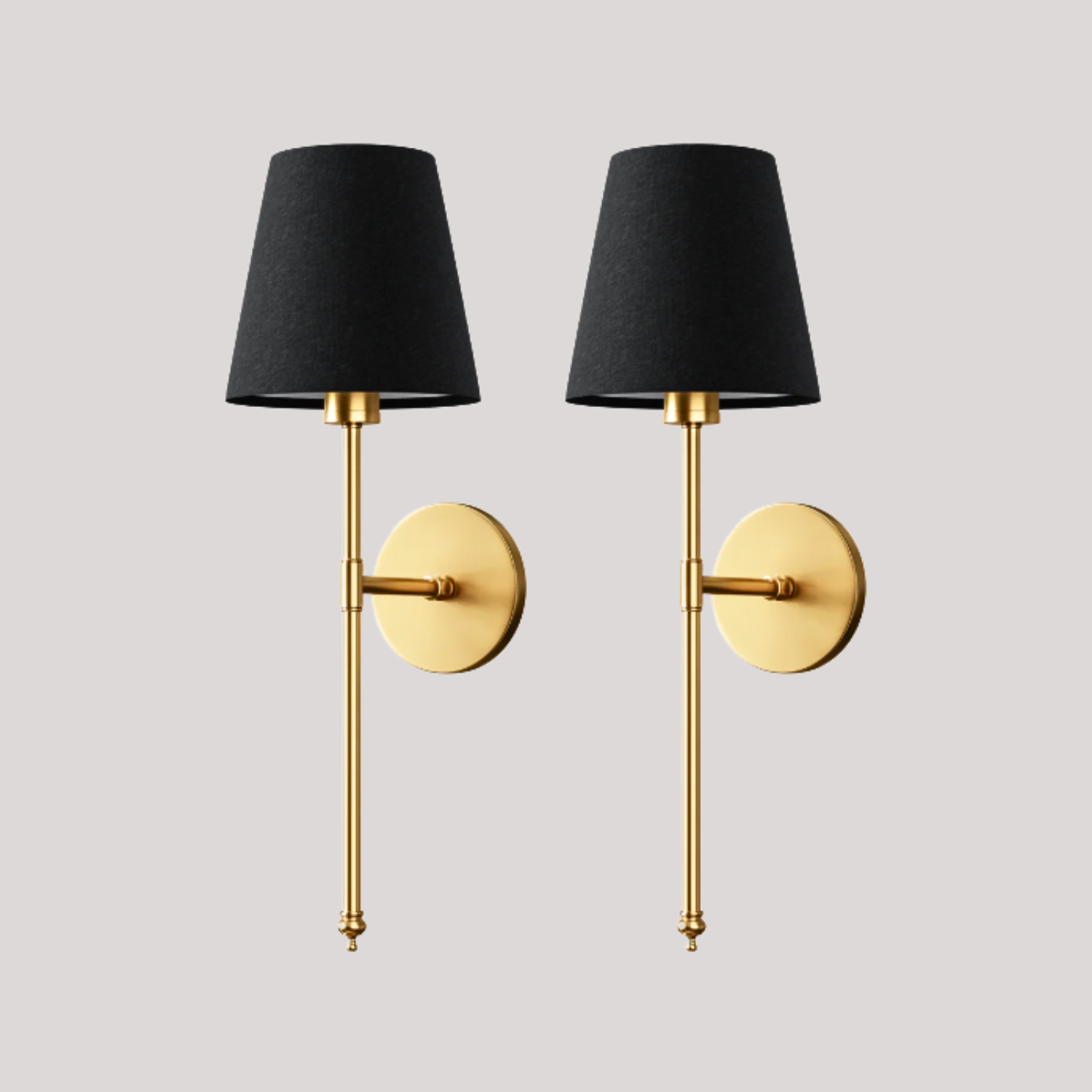 Johan Wireless Dark Wall Lights (Set of 2)