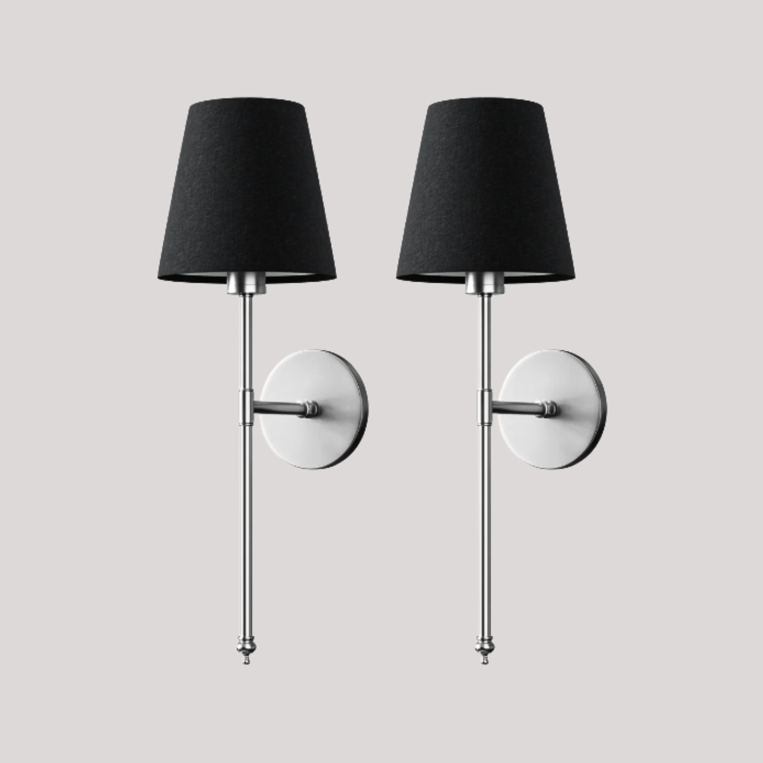 Johan Wireless Dark Wall Lights (Set of 2)